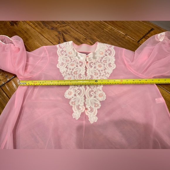 Vintage Kayser nightgown peignoir robe - Picture 10 of 12